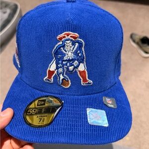 Patriots Blue Fitted A-Frame Hat